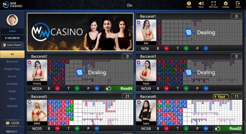 ความหลากหลายของเกม WM Casino ตอบโจทย์ทุกไลฟ์สไตล์ผู้เล่น